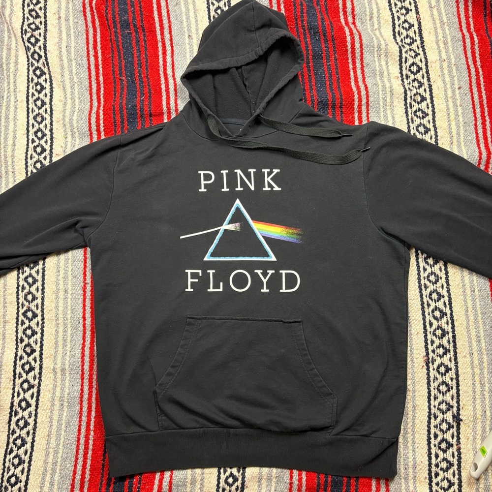 Pink Floyd Black Hoodie Men's Large
